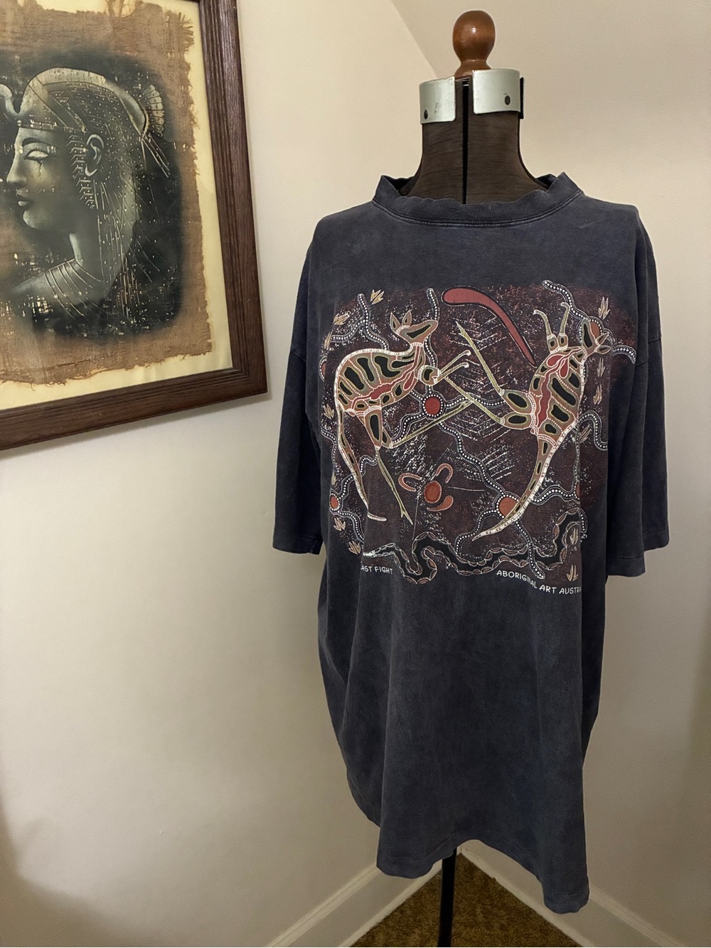 Vintage 1993 Lewis Burns Aboriginal Art Tee